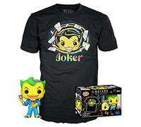 Funko Pop! & tee: DC - Joker - (BKLT) - Large - (L) - DC Comics - Camiseta, Franela - Ropa con Figura de Vinilo Coleccionable - Idea de Regalo - Juguetes y Camiseta de Manga Corta para Adultos