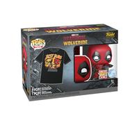 Funko Pop! & tee: Deadpool 3 - L - Camiseta, Franela - Ropa con Figura de Vinilo Coleccionable - Idea de Regalo - Juguetes y Camiseta de Manga Corta para Adultos Hombres y Mujeres - Movies Fans