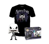 Funko Pop! & tee: Disney - Jack Skellingtonkellington - Small - (S) - Disney: The Night Before Christmas - Camiseta, Franela - Ropa con Figura de Vinilo Coleccionable - Idea de Regalo para Adultos