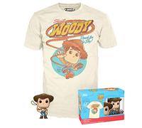 Funko Pop! & tee: Disney - Woody - Small - (S) - Disney: Toy Story - Camiseta, Franela - Ropa con Figura de Vinilo Coleccionable - Idea de Regalo - Juguetes y Camiseta de Manga Corta para Adultos