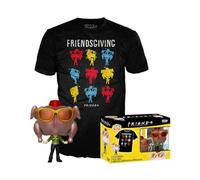 Funko Pop! & tee: Friends - Monica with Turkey with Turkey - Extra Large - XL - Camiseta, Franela - Ropa con Figura de Vinilo Coleccionable - Idea de Regalo - Juguetes y Camiseta de Manga Corta