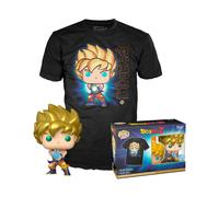 FUNKO Pop & Tee Goku - Dragon Ball - Camiseta y Figura de Vinilo, Talla L (77014)