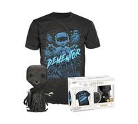 Funko Pop! & tee: Harry Potter - Dementor - Purpurina - Large - (L) - Camiseta, Franela - Ropa con Figura de Vinilo Coleccionable - Idea de Regalo - Juguetes y Camiseta de Manga Corta para Adultos
