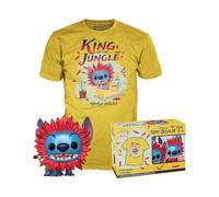 Funko Pop! & tee: Stitch Costume - Simba - XL - Camiseta, Franela - Ropa con Figura de Vinilo Coleccionable - Idea de Regalo - Juguetes y Camiseta de Manga Corta para Adultos Hombres y Mujeres