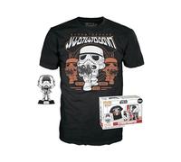 Funko Pop! & tee: SW - Stormtrooper - Small - (S) - Star Wars - Camiseta, Franela - Ropa con Figura de Vinilo Coleccionable - Idea de Regalo - Juguetes y Camiseta de Manga Corta para Adultos Hombres