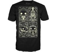 Funko Pop! tee: The Nightmare Before Christmas - Tarot Card - (AD tee) - XL - Camiseta, Franela - Ropa - Idea Manga Corta para Adultos Hombres y Mujeres- Mercancia Oficial