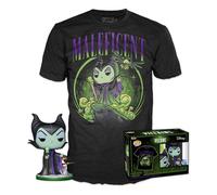 Funko Pop! & tee: Villains - Maleficent - Brillo de Diamante - Extra Large - XL - Disney - Camiseta, Franela - Ropa con Figura de Vinilo Coleccionable - Idea de Regalo para Adultos Hombres y Mujeres