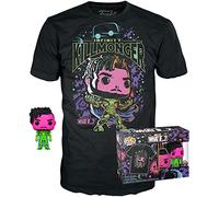 Funko Pop! & tee: What If3- Small - Killmonger - (S) - Anything Goes - Camiseta, Franela - Ropa con Figura de Vinilo Coleccionable - Idea de Regalo - Juguetes y Camiseta de Manga Corta para Adultos