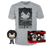 Funko Pop! & tee: y Hero Academia - Shota Aizawa - Medium - My Hero Academia - Camiseta, Franela - Ropa con Figura de Vinilo Coleccionable - Idea de Regalo - Juguetes y Camiseta de Manga Corta