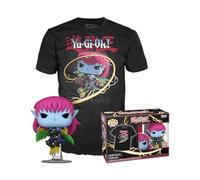 Funko Pop! & tee: YuGiOh - Harpie Lady - Negro - M - Yu-Gi-Oh! - Camiseta, Franela - Ropa con Figura de Vinilo Coleccionable - Idea de Regalo - Juguetes y Camiseta de Manga Corta para Adultos Hombres