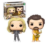FUNKO POP! Television: Parks & Recreation - Leslie & Ron Locked In - Paquete de 2 (Excl.) //56740