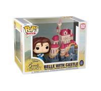 Funko Pop! Town: Beauty and The Beast - Castle with Belle | Merchandising Oficial - Figura de Vinilo Coleccionable para Decoración - Regalo Friki de Cumpleaños