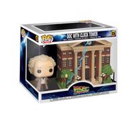 Funko Pop Town: BTTF - Dr. Emmett Brown - Doc with Clock Tower - Back To The Fu