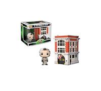 Funko Pop! Town: Ghostbusters-Dr. Peter Venkman with House - Figura de Vinilo Coleccionable - Idea de Regalo- Mercancia Oficial - Juguetes para Niños y Adultos - Movies Fans