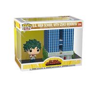 Funko Pop! Town: My Hero Academia (MHA) - Izuku Midoriya - U.A. High School with Deku In Uniform - Figura de Vinilo Coleccionable - Idea de Regalo- Mercancia Oficial - Juguetes para Niños y Adultos