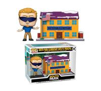 Funko Pop! Town: SP - SP South Park Elementary With Pieces Principal - Figura de Vinilo Coleccionable - Idea de Regalo- Mercancia Oficial - Juguetes para Niños y Adultos - TV Fans