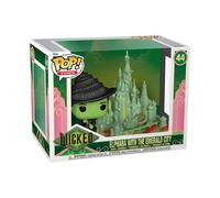 Funko Pop Town: Wicked - Elphaba with The Emerald City - Figura de Vinilo Colec
