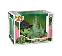 Funko Pop! Town: Wicked - Elphaba with The Emerald City | Merchandising Oficial de Fantasía - Figura de Vinilo Coleccionable para Decoración - Regalo Friki de Cumpleaños