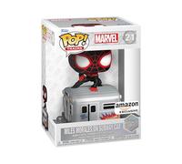 Funko POP! Trains: Disney 100 - Miles Morales - Spiderman Into The Spiderverse - Exclusivo De Amazon - Figuras Miniaturas Coleccionables Para Exhibición - Idea De Regalo - Mercancía Oficial