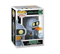 Funko Pop! TV: Futurama - Bender - 1/6 de Probabilidades de Obtener la RARA Variante Chase - Brilla en la Oscuridad - Figura de Vinilo Coleccionable - Idea de Regalo - Mercancia Oficial - TV Fans