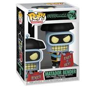 Figura Funko POP! Animation: Futurama - Matador Bender 1756 (Caixa Danificada)