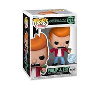 Funko Pop! TV: Futurama - Fry (Meme) - Amazon Exclusive | Merchandising Oficial de Cartoon/Animation - Figura de Vinilo Coleccionable para Decoración - Regalo Friki de Cumpleaños