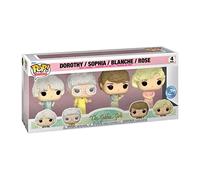 Funko Pop! TV: Golden Girls 4-Pack Vinyl Figure Set - Special Edition Exclusive with Dorothy, Sophia, Blanche, and Rose
