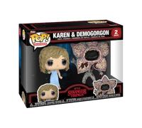 Funko Pop! TV: Netflix Stranger Things - Karen & Demogorgon - 2 Pack | Merchandising Oficial - Figura de Vinilo Coleccionable para Decoración - Regalo Friki de Cumpleaños