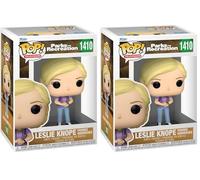 Funko POP! TV: Parks & Recreation - Leslie Knope - (Goddess) - Parks And Recreation - Figuras Miniaturas Coleccionables Para Exhibición - Idea De Regalo - Mercancía Oficial - Fans De TV (Paquete de 2)