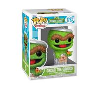 Funko Pop! TV: Seseam Street - Oscar The Grouch - Sesame Street - Figura de Vinilo Coleccionable - Idea de Regalo - Mercancia Oficial - Juguetes para Niños y Adultos - Cartoon Fans
