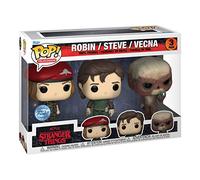 Funko POP! TV: Stranger Things Robin/Steve/Vecna 3-Pack Walmart Exclusive