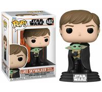 Funko Pop Vinilo Star Wars The Mandalorian LUKE WITH GROGU 3.75" 482