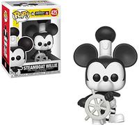 Funko POP! Vinyl: Disney: Mickey Mouse's 90th Anniversary: Steamboat Willie - Mickey Mouse - Figuras Miniaturas Coleccionables Para Exhibición - Idea De Regalo - Mercancía Oficial - Fans De TV