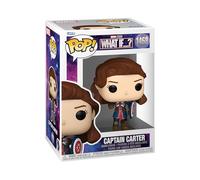 Funko Pop! Vinyl: Marvel - What If - 1602 Captain Carter - Figuras Miniaturas Coleccionables para Exhibición - Idea De Regalo - Mercancía Oficial - Juguetes para Niños Y Adultos - Fans De TV