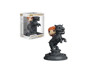 Funko Pop! Vinyl: Movie Moments: Harry Potter : Ron Weasley Riding Chess Piece - Figura de Vinilo Coleccionable - Idea de Regalo- Mercancia Oficial - Juguetes para Niños y Adultos - Movies Fans