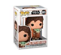 Funko Pop! Vinyl: Star Wars: The Mandalorian S9 - Peli Motto with Grogu (The Child, Baby Yoda) - Figura de Vinilo Coleccionable - Idea de Regalo- Mercancia Oficial - Juguetes para Niños y Adultos