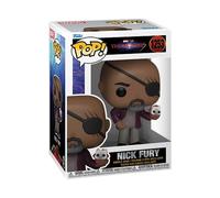 Funko Pop! Vinyl: The Marvels - Nick Fury | Merchandising Oficial de Superheroes - Figura de Vinilo Coleccionable para Decoración - Regalo Friki de Cumpleaños