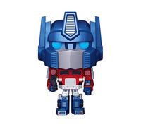 Funko Pop! Vinyl: Transformers - Optimus Prime - Metálico - Exclusiva Amazon - Figura de Vinilo Coleccionable - Idea de Regalo- Mercancia Oficial - Juguetes para Niños y Adultos - TV Fans