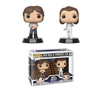 Funko Pop! Vinyl Wars-2 Pack Star Wars 2 Pack Han Solo & Leia - Figura de Vinilo Coleccionable - Idea de Regalo- Mercancia Oficial - Juguetes para Niños y Adultos - Movies Fans
