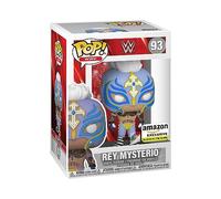 Funko POP! WWE: Rey Mysterio - Brilla En La Oscuridad - Exclusivo De Amazon - Figuras Miniaturas Coleccionables Para Exhibición - Idea De Regalo - Mercancía Oficial - Juguetes Para Niños Y Adultos