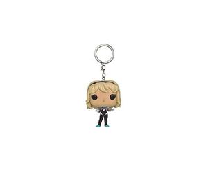 Funko - Porte Clé Marvel - Spider-Gwen Unmasked Exclu Pocket Pop 4cm - 0849803096953