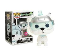 FUNKO - Rick and Morty-Snowball Flocked - Figura Decorativa, Multicolor, 24565