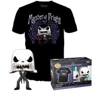 FUNKO Set Figura POP & Camiseta Disney Pesadilla Antes de Navidad Jack Skellington Exclusive Talla M
