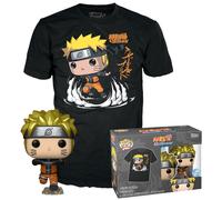 FUNKO Set Figura POP y Camiseta Naruto Shippuden Exclusive Talla M