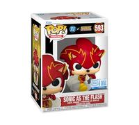 Funko Pop! Heroes: Justice League & Sonic - Sonic/Flash Hybrid - Sonic + DC Comics - Figura de Vinilo Coleccionable - Idea de Regalo - Mercancia Oficial - Juguetes para Niños y Adultos