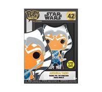 Funko Large Enamel Pin STAR WARS: CLONE WARS - Ahsoka Tano - AHSOKA Pins de Esmalte- Broche Coleccionable - para Mochilas Y Bolsos - Idea de Regalo- Mercancia Oficial - Movies Fans