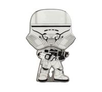 Funko Star Wars Large Enamel Pin - First Order Jet Trooper White | Merchandising Oficial de Ciencia Ficción - Juguete Coleccionable - Idea de Regalo de Cumpleaños para Fans y Coleccionistas