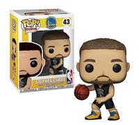 Funko Stephen Curry [Warriors]: NBA x POP! - Figura de vinilo deportivo y 1 paquete de protección gráfica de plástico PET compatible [#043 / 34449 - B]