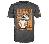 Funko T-SHIRT-195 - Pop Tees Star Wars - Episodio 7, BB-8 Type Poster Tamaño L