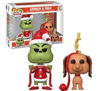 Funko The Grinch & Max 2 Pack Figura De Vinilo 3.75" Navidad Pop Books